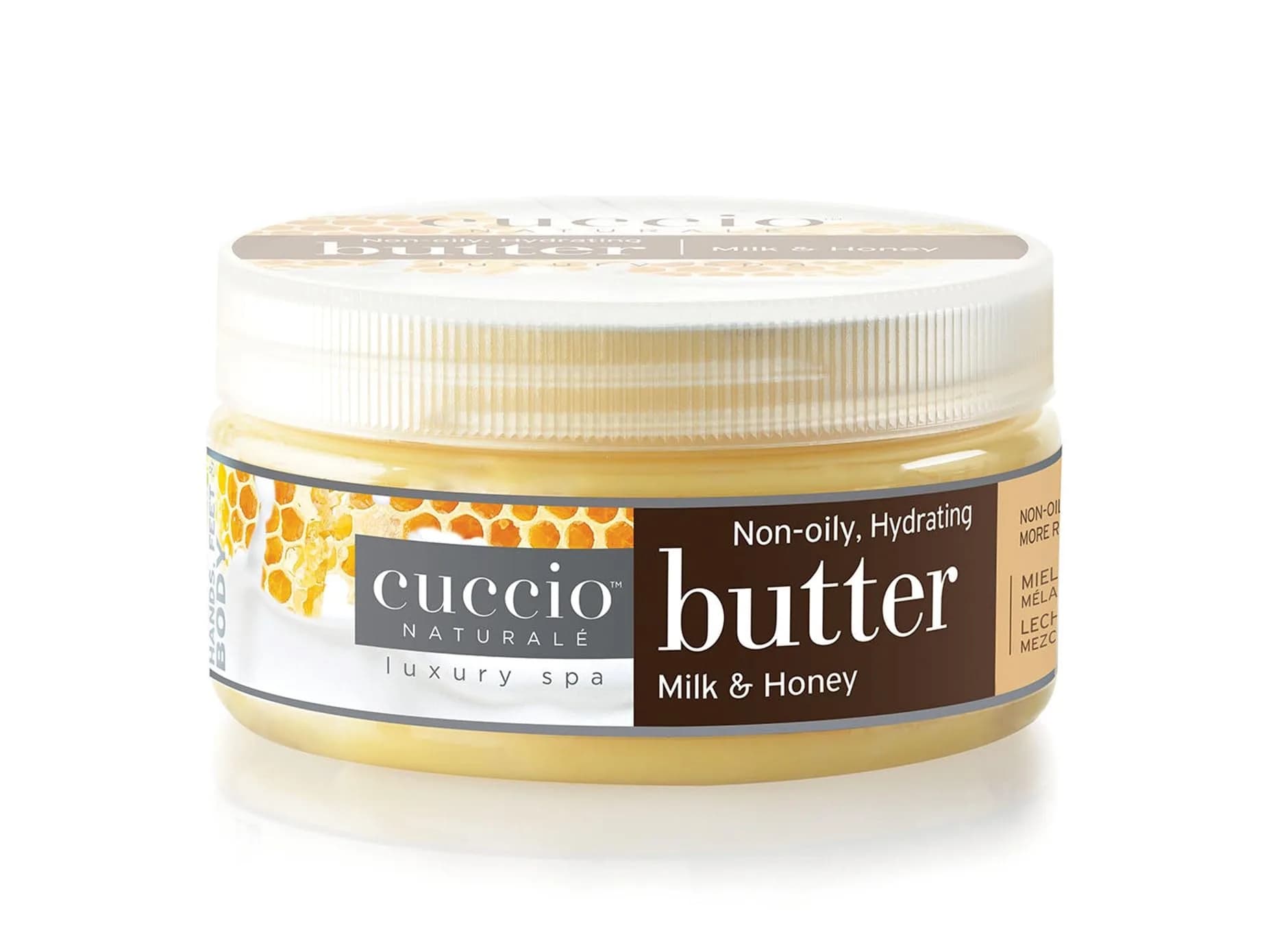 Cuccio Naturale Butter Blends Body Cream 8 Oz | Deep Hydration & Nourishment for Dry Skin — Milk and Honey