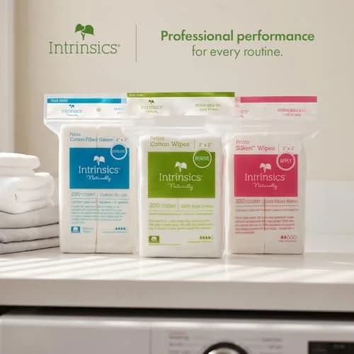 Intrinsics Petite Silken Esthetic Wipes 2x2 Inch (200 Count) | 4-Ply Lint-Free Cotton Pads for Face & Makeup Removal thumbnail 6