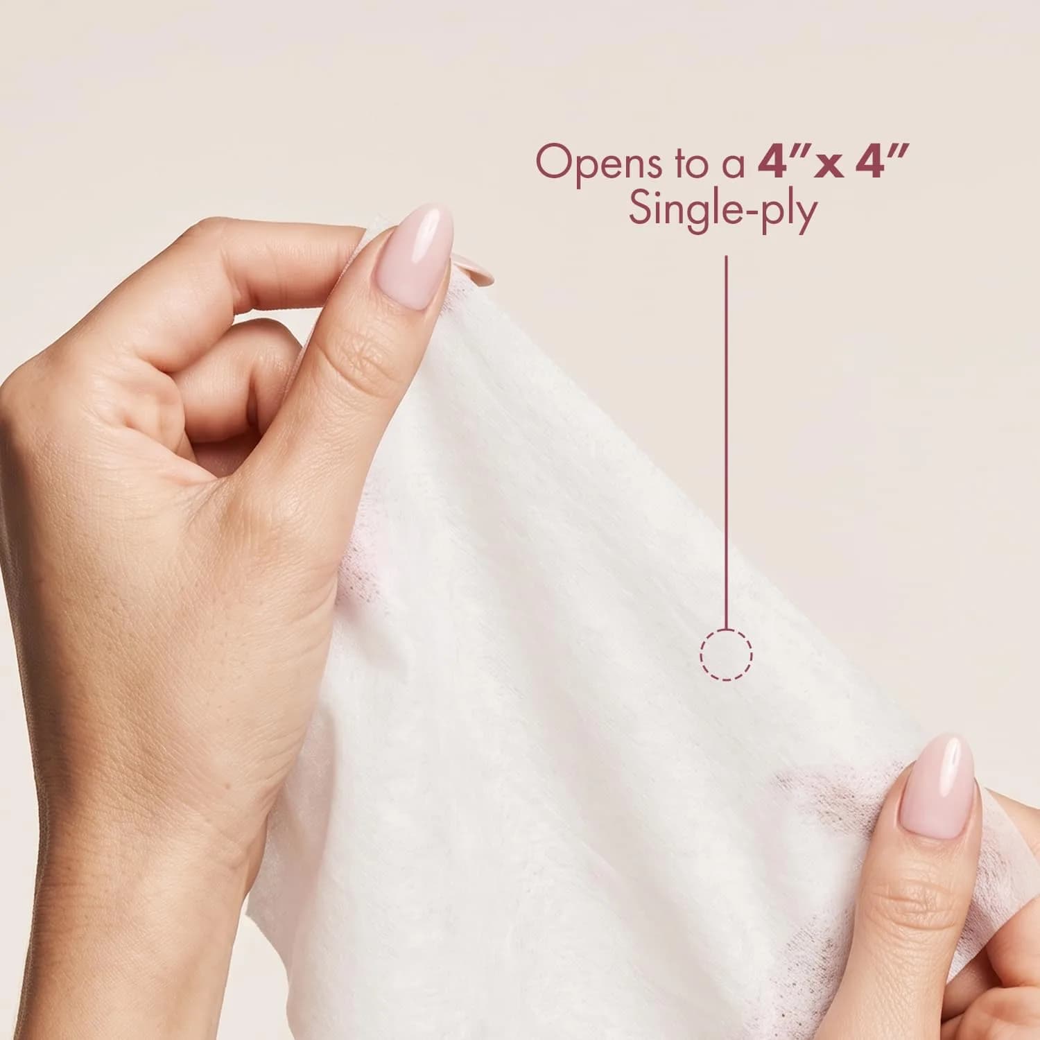 Intrinsics Petite Silken Esthetic Wipes 2x2 Inch (200 Count) | 4-Ply Lint-Free Cotton Pads for Face & Makeup Removal - view 3