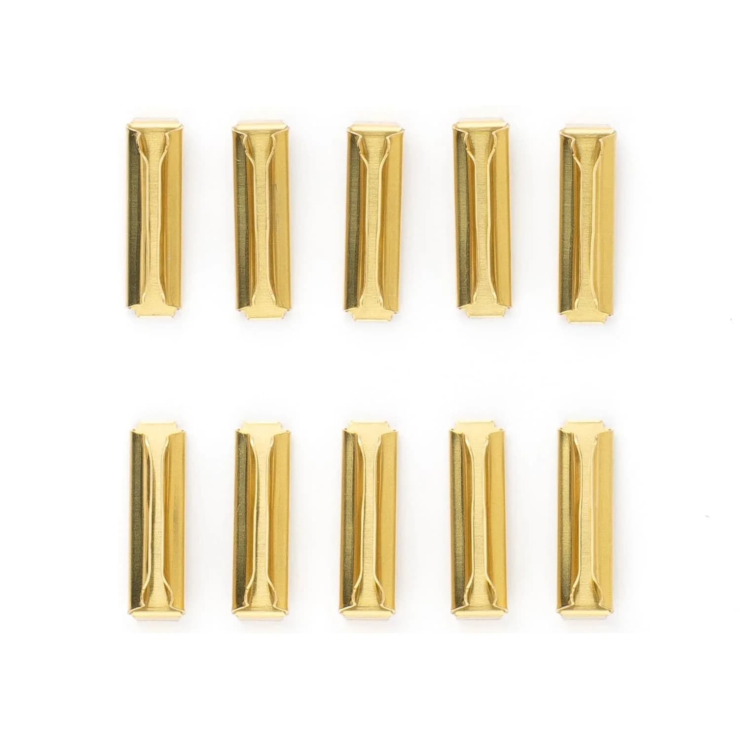 LGB Metal Rail Joiners for G Scale Track | Pack of 10, Brass - main product image