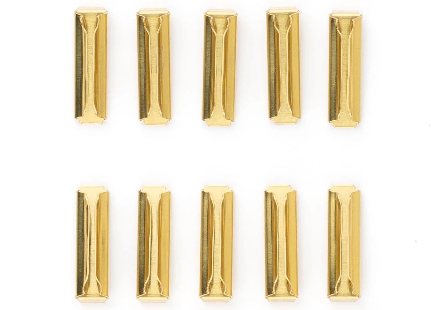 LGB Metal Rail Joiners for G Scale Track | Pack of 10, Brass - main product image