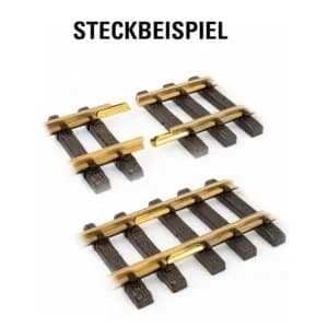 LGB Metal Rail Joiners for G Scale Track | Pack of 10, Brass thumbnail 3