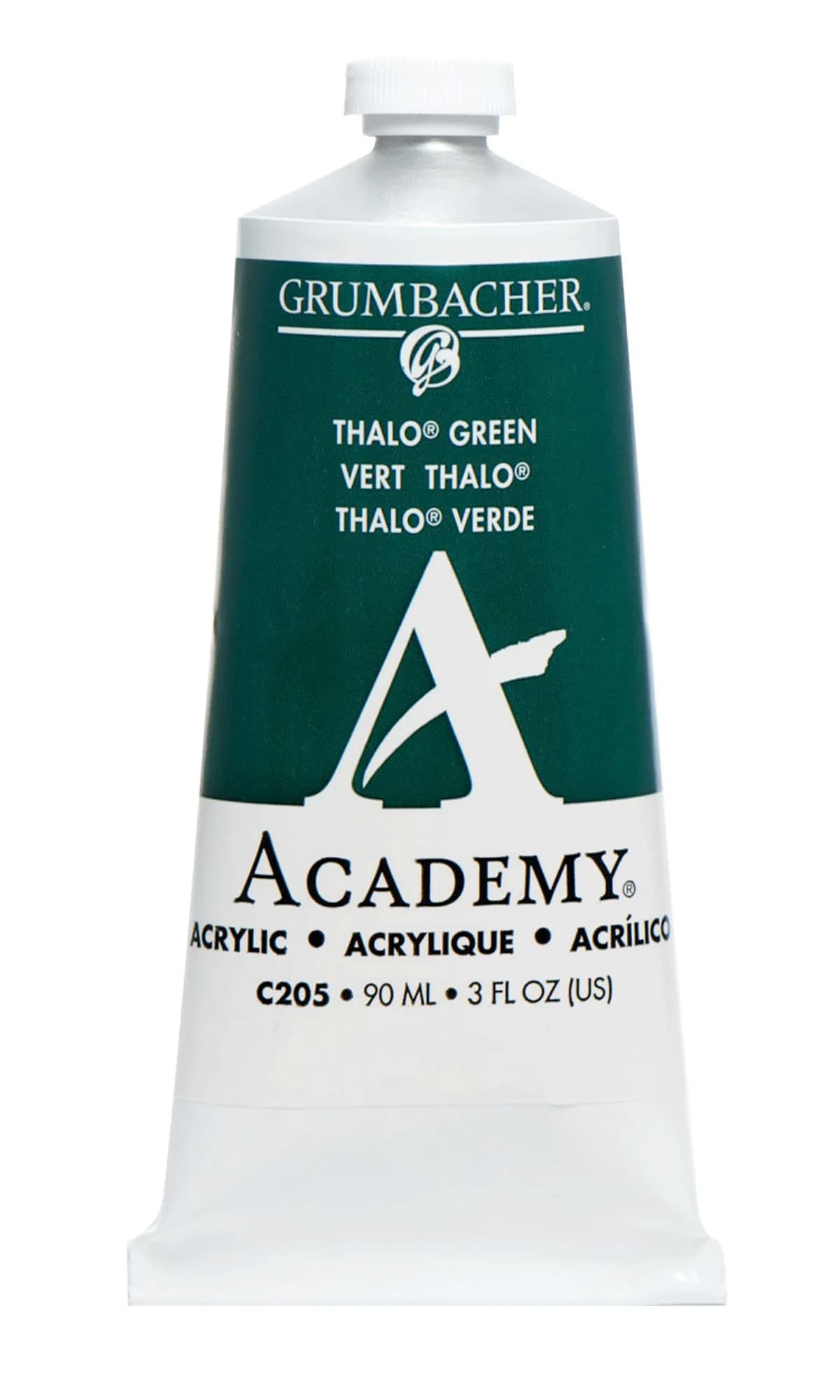 Grumbacher Academy Acrylic Paint, Gloss, 90ml (3 Fl Oz) | ASTM Lightfastness 1 - main product image