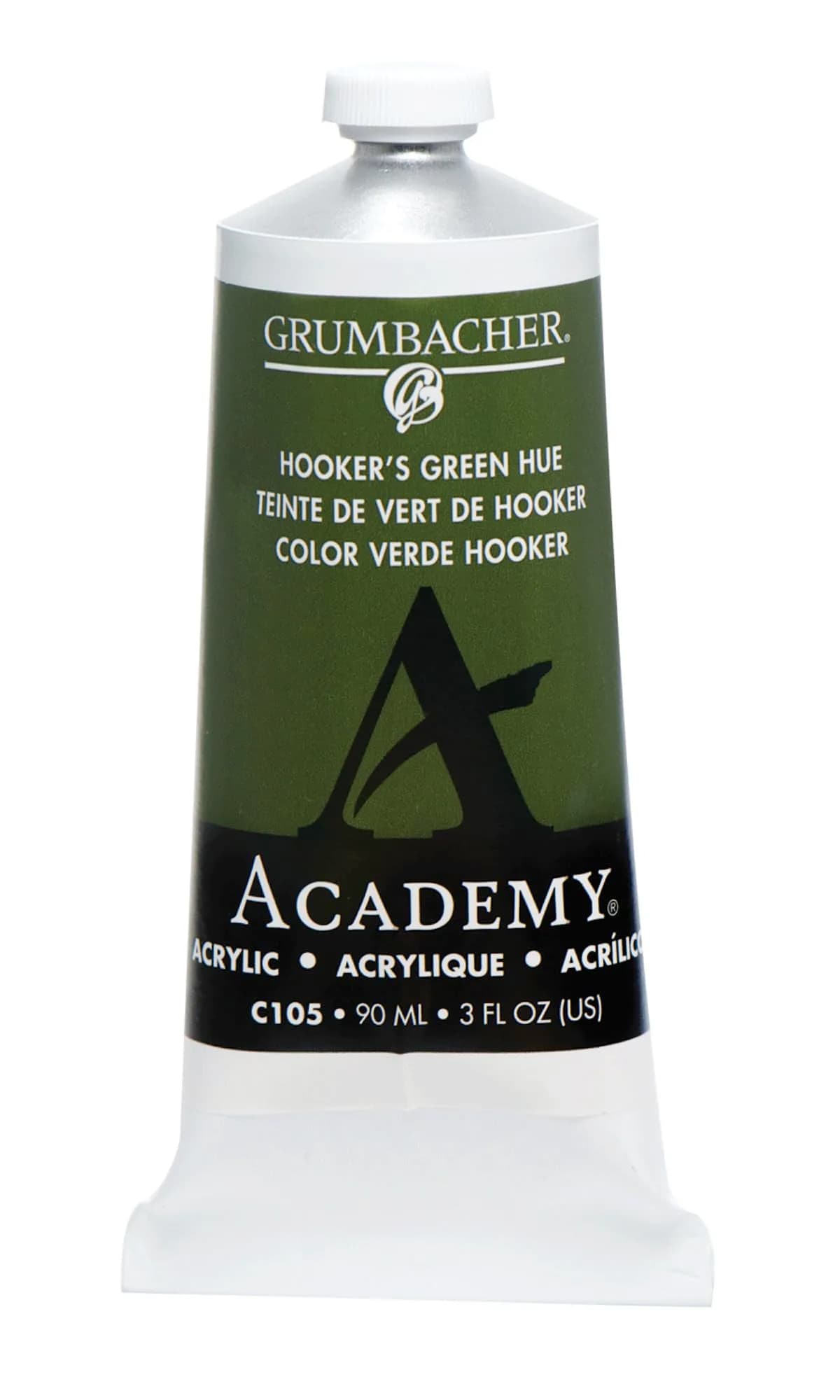 Grumbacher Academy Acrylic Paint, Gloss, 90ml (3.04 Fl Oz) | ASTM Lightfastness 1-Excellent - main product image
