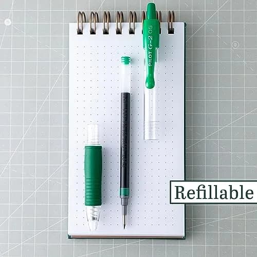 PILOT G2 Premium Gel Pens, 0.5mm Extra Fine Point, Green Ink, 12-Pack | Smooth Ink Flow Writing Instrument thumbnail 2