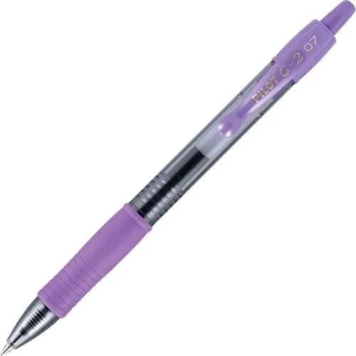 Pilot G2 Premium Gel Roller Pens, Fine Point 0.7 mm, Purple Ink, Pack of 12 | Smooth Ink Flow Writing Instrument thumbnail 4