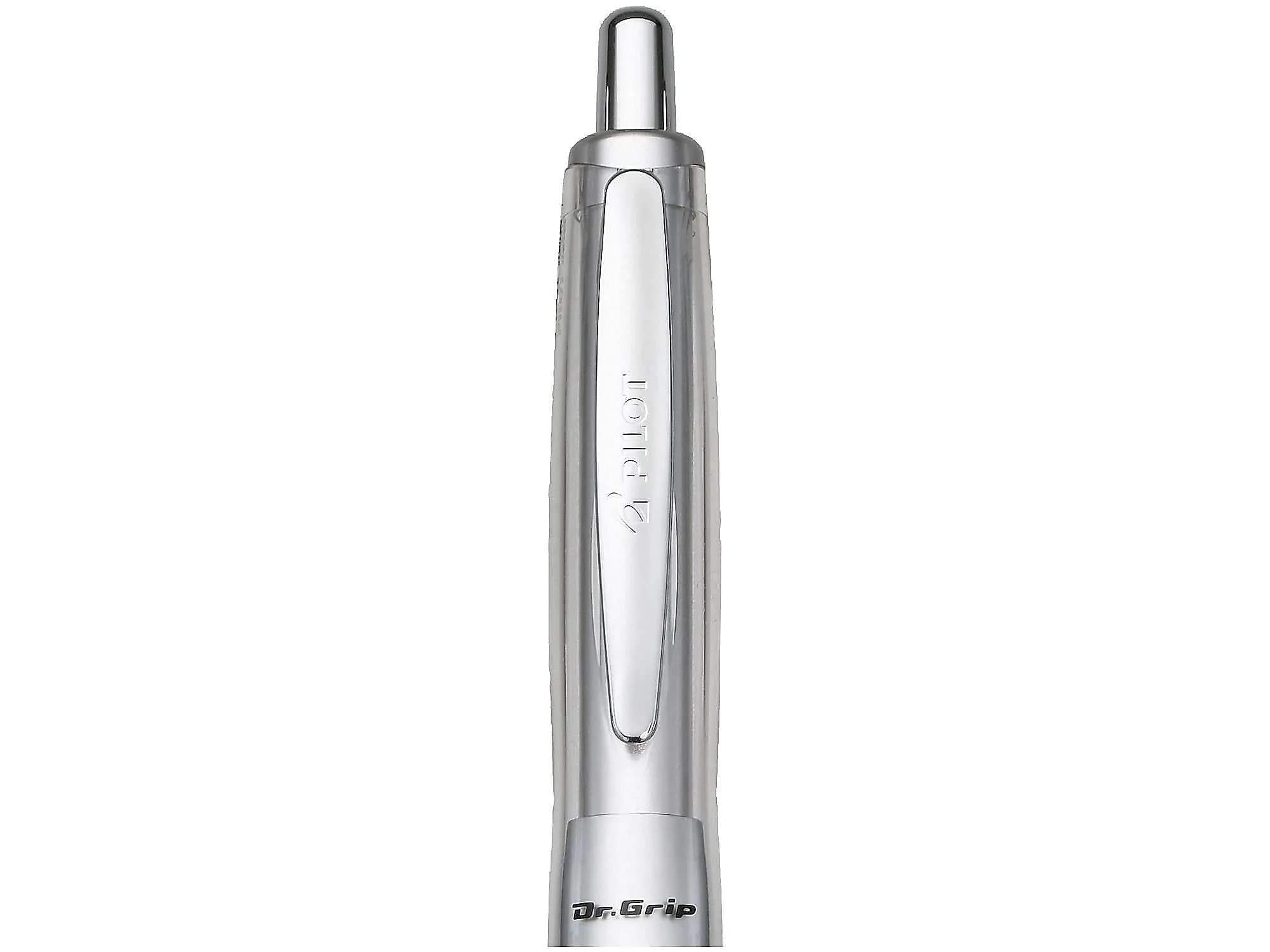PILOT Dr. Grip Center of Gravity Ballpoint Pen, Black Ink, Medium Point, Blue Grip | Ergonomic Design for Reduced Writing Stress - view 3
