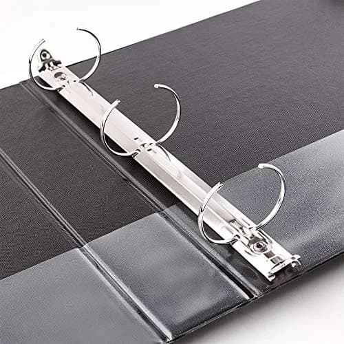 Avery Standard 3 Ring Binder, 1" Round Rings, Black | Light Workload Organizer thumbnail 9