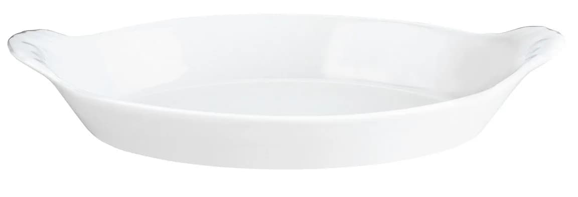 Pillivuyt Porcelain 10-by-6-1/4-Inch Oval-Eared Dish | French Classic Bakeware for Oven & Broiler (70-120 chars)