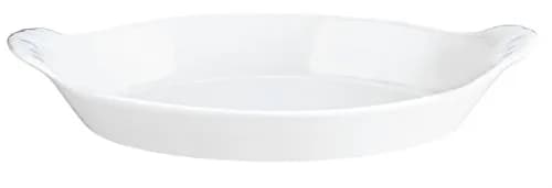 Pillivuyt Porcelain 10-by-6-1/4-Inch Oval-Eared Dish | French Classic Bakeware for Oven & Broiler (70-120 chars) thumbnail 1