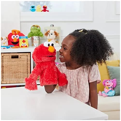 GUND Sesame Street Elmo 11-Inch Plush Hand Puppet | Soft, Huggable, Ages 1+ thumbnail 4