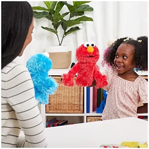 GUND Sesame Street Elmo 11-Inch Plush Hand Puppet | Soft, Huggable, Ages 1+ thumbnail 6