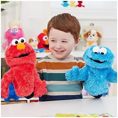 GUND Sesame Street Elmo 11-Inch Plush Hand Puppet | Soft, Huggable, Ages 1+ thumbnail 7