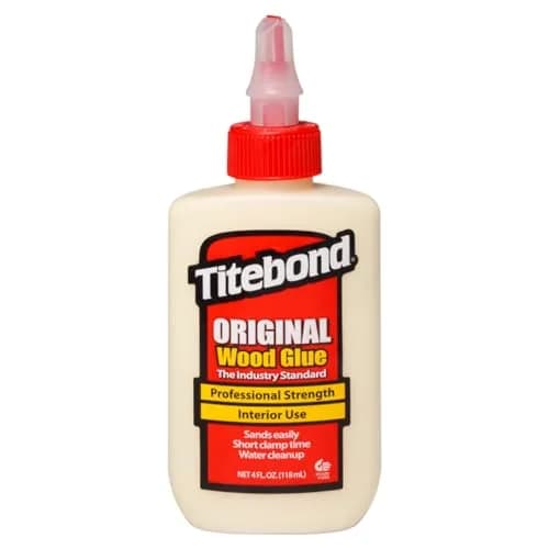 Titebond Original Wood Glue 4 fl oz (115 ml) | Industry Standard for Woodworking & Furniture Repair thumbnail 1