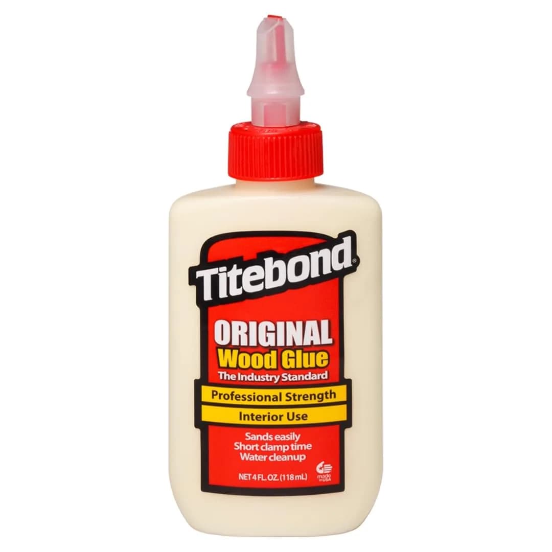 Titebond Original Wood Glue 4 fl oz (115 ml) | Industry Standard for Woodworking & Furniture Repair - main product image