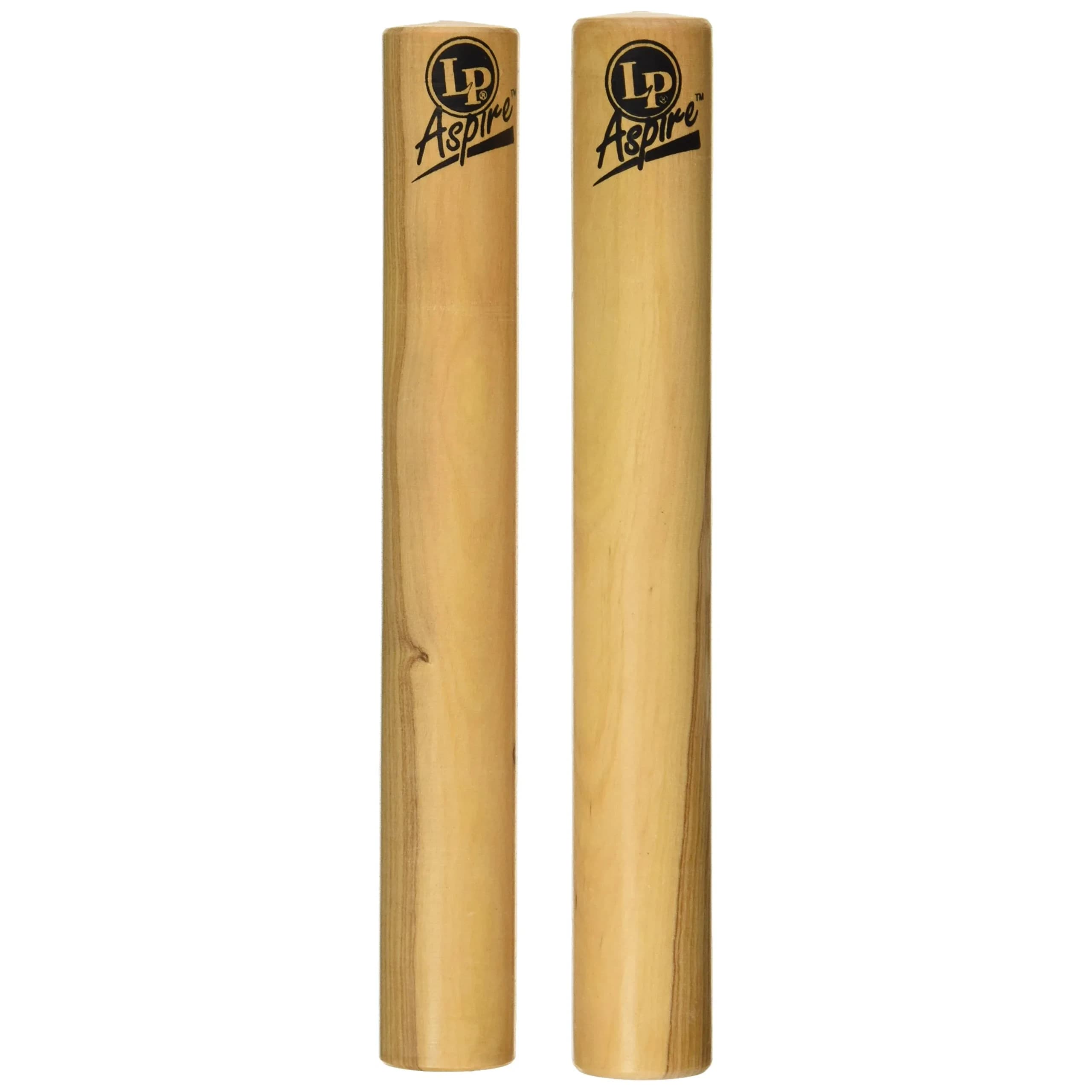 Latin Percussion White Wood Clave Pair | Authentic USA Import for Indian Musicians — White