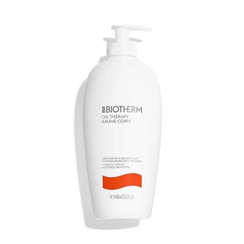 Biotherm Oil Therapy Body Milk for Normal to Dry Skin 13.5 Fl Oz | Nourishing Lotion with Apricot Kernel Extract thumbnail 1
