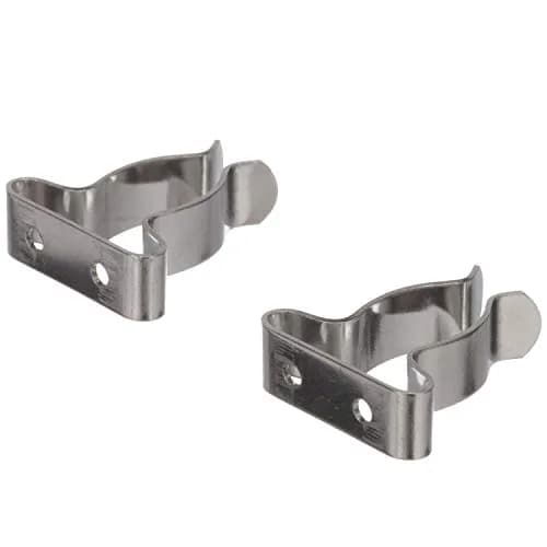 Seachoice Spring Clamps, Pack of 2, Polished Stainless Steel, 5/8-1.25 In. | Securely Holds Boat Hooks, Hoses, and Gaffs thumbnail 1