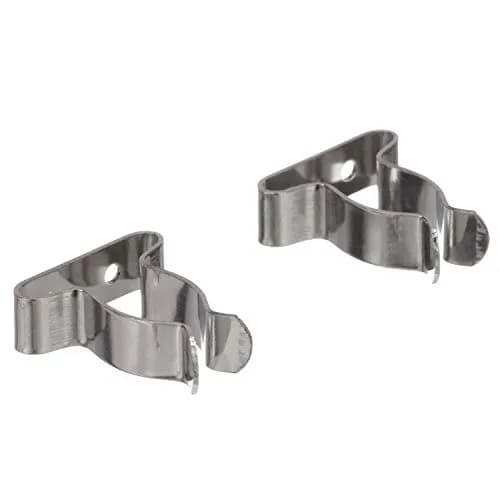 Seachoice Spring Clamps, Pack of 2, Polished Stainless Steel, 5/8-1.25 In. | Securely Holds Boat Hooks, Hoses, and Gaffs thumbnail 2