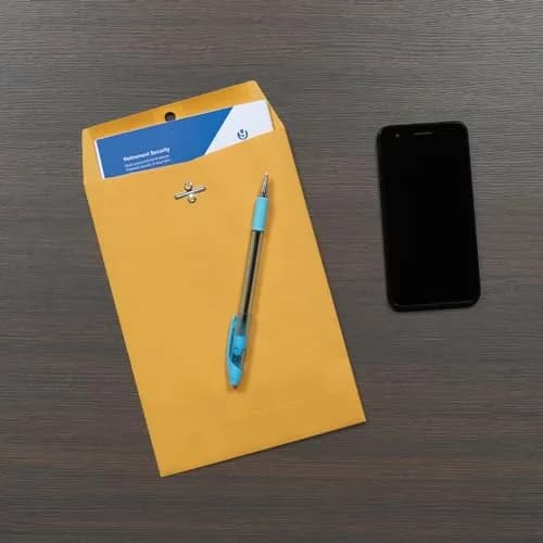 Quality Park 6 x 9 Clasp Envelopes | Gummed & Metal Clasp Closure, 28 lb Kraft Paper, 100 Pack thumbnail 6