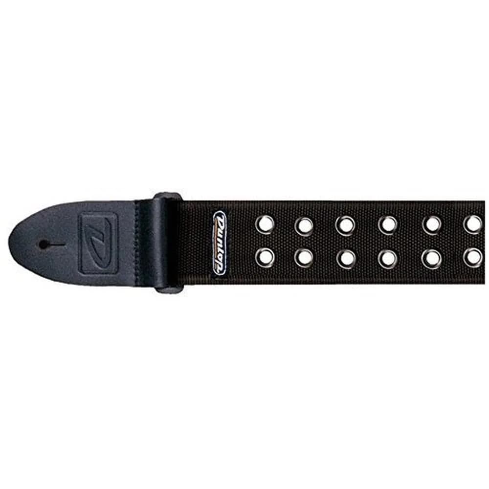 Jim Dunlop D3819BK Black Grommet Strap | Adjustable 38"-65" (96.5-165cm) Heavy Duty Guitar Strap - view 2
