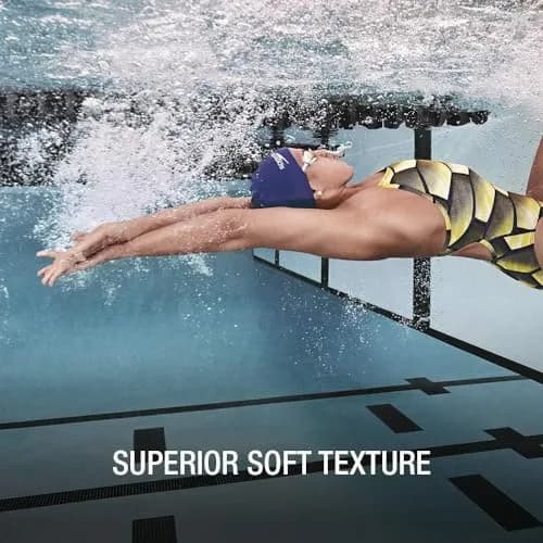 Speedo Silicone Swim Cap Blue | Protects Hair from Chlorine thumbnail 4