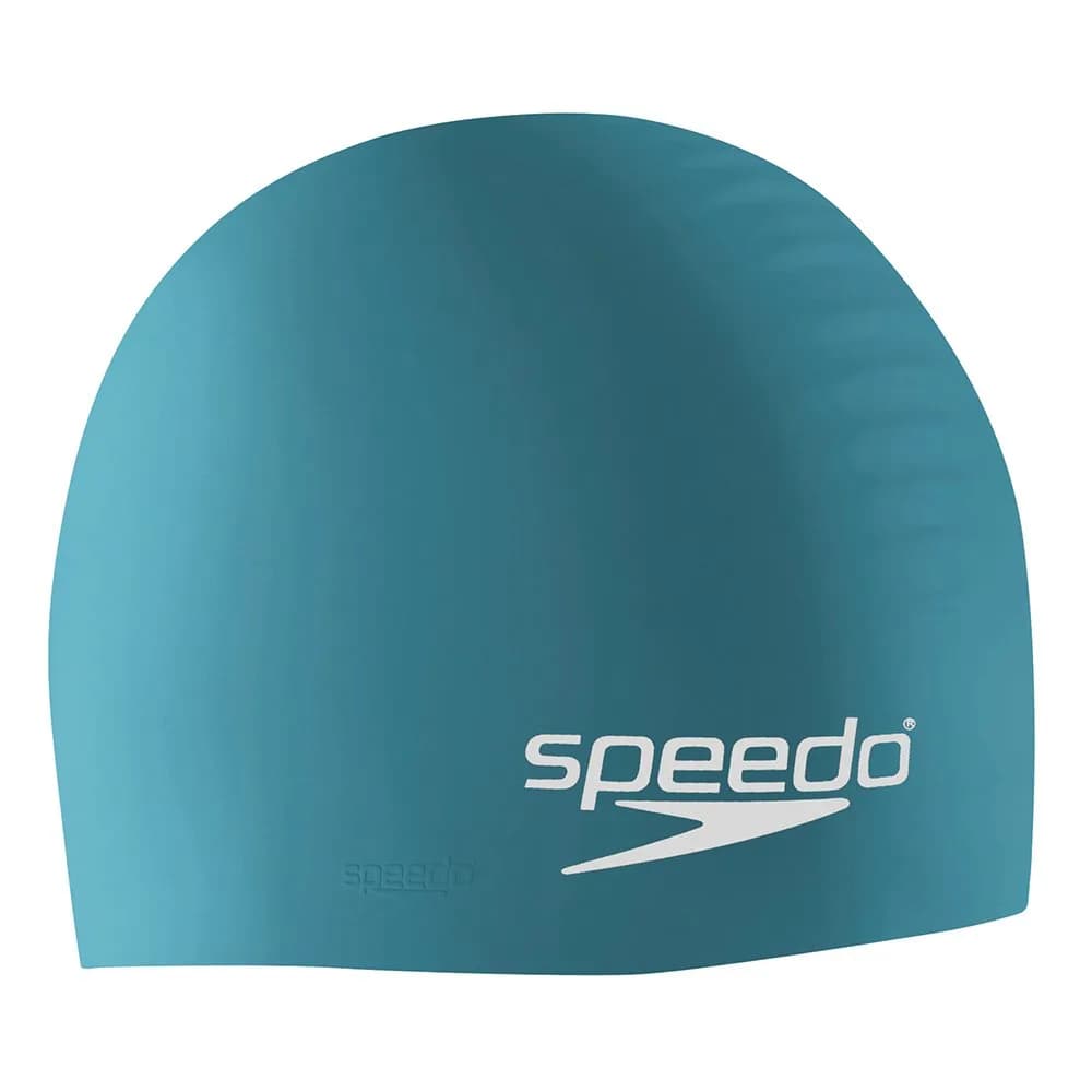 Speedo Unisex-Adult Silicone Swim Cap Dark Teal | Protects Hair from Chlorine