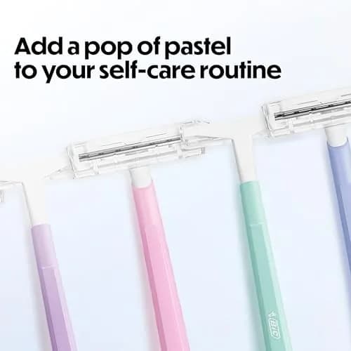 BIC Silky Touch Women's Disposable Razors with 2 Blades, Pretty Pastel Handles, 10 Count Value Pack | Smooth Shave for Sensitive Skin thumbnail 6