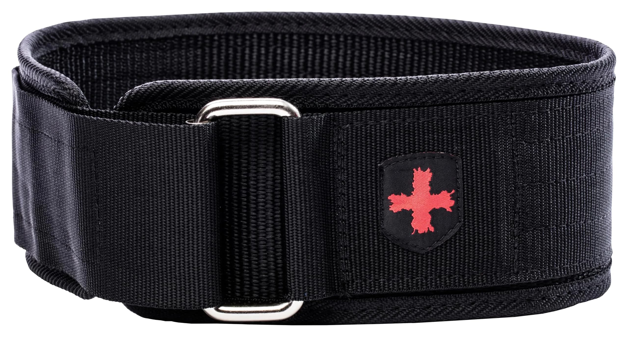 Harbinger 4-Inch Nylon Weightlifting Belt Medium Black | Supports 29-33 Inch Waist - main product image