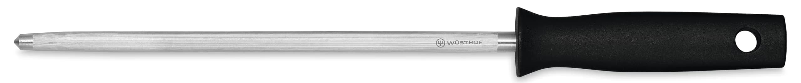 Wüsthof 9" Honing Steel | German Precision, Magnetic Steel, 1 Size — Black, Steel