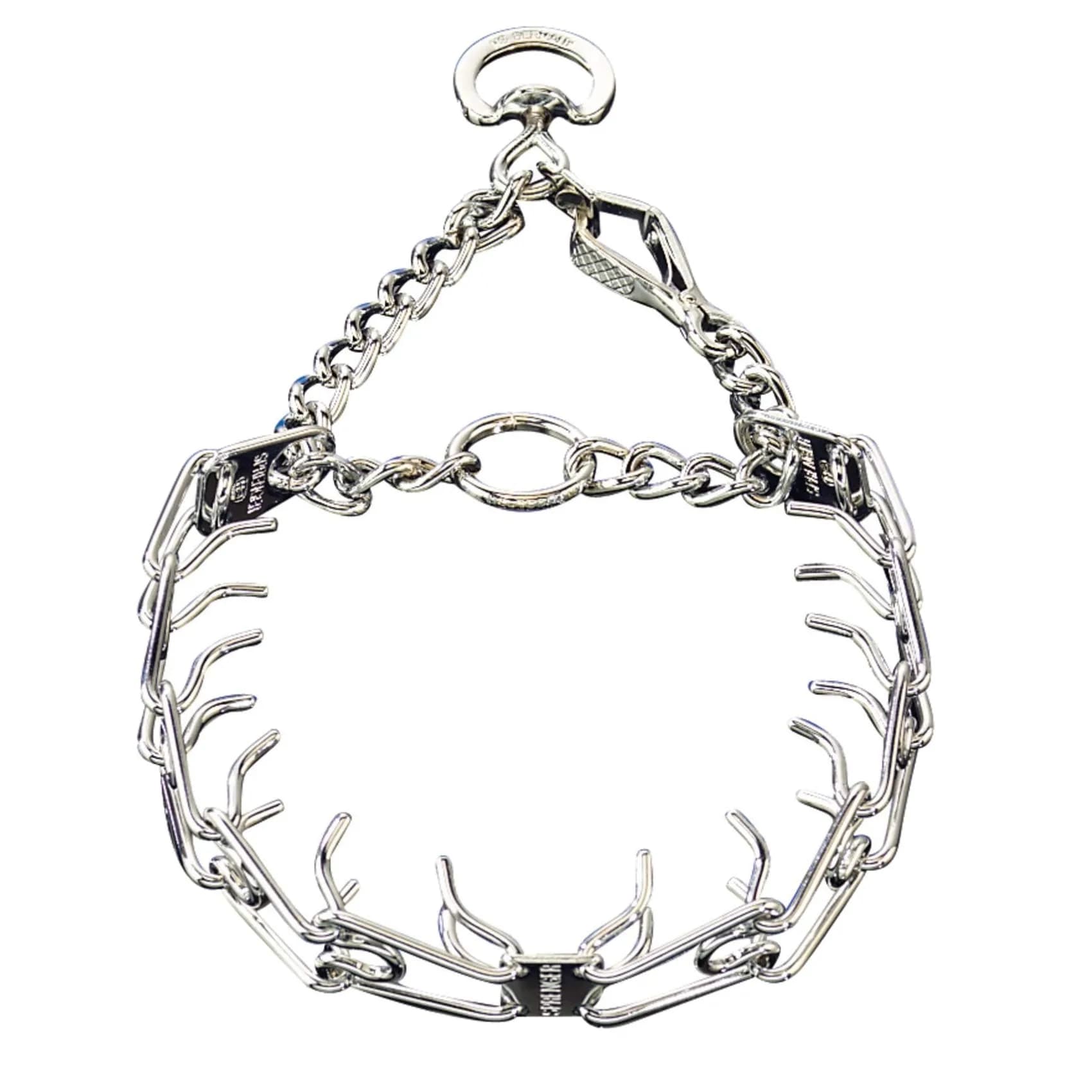 Herm Sprenger 2.25mm Chrome Plated Steel Dog Training Prong Collar, 16-Inch, Small - main product image