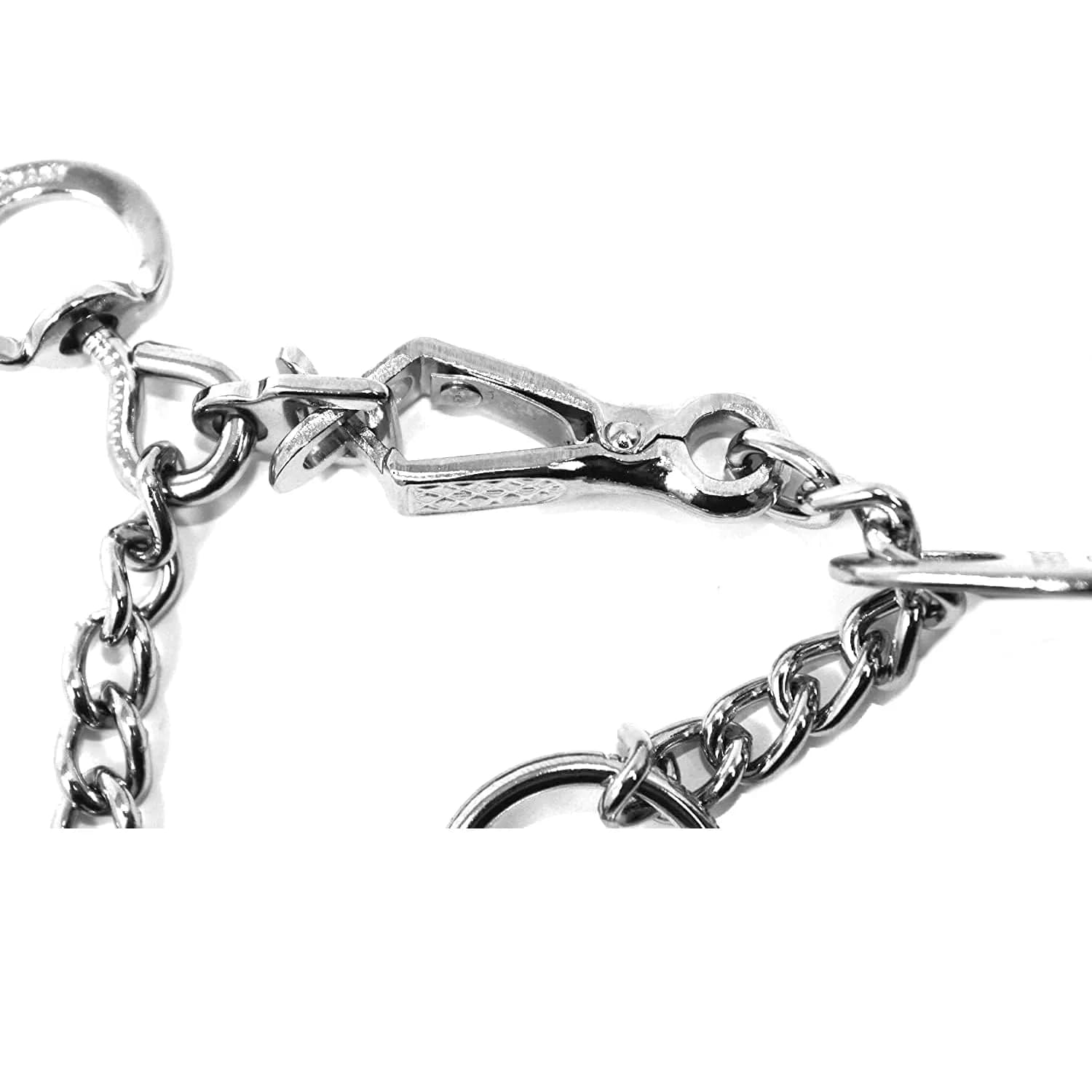 Herm Sprenger Chrome Plated Steel Training Prong Collar with Quick Release Snap for Dogs, 58cm (23in) x 3.2mm, Neck Size Up to 19 Inches - view 5