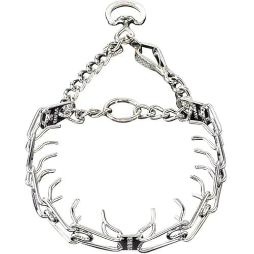 Herm Sprenger Chrome Plated Steel Training Prong Collar with Quick Release Snap for Dogs, 58cm (23in) x 3.2mm, Neck Size Up to 19 Inches thumbnail 1