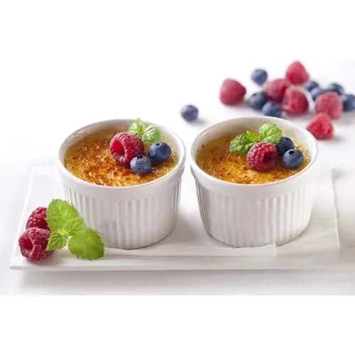 HIC Kitchen Deep Souffle Fine Porcelain 10-Ounce Set of 4 | Ideal for Baking & Serving thumbnail 4