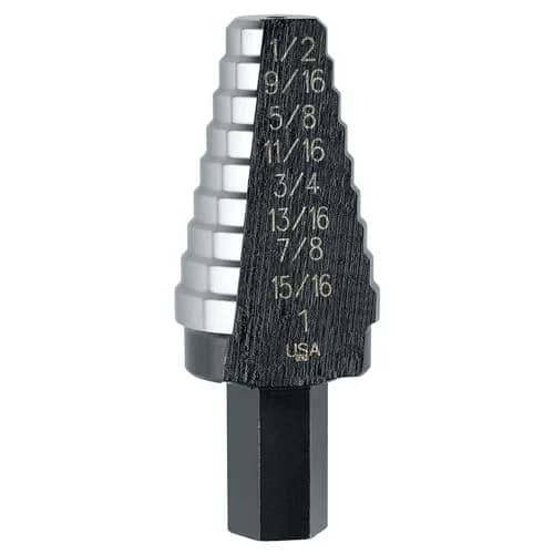 IRWIN Unibit #20 Step Drill Bit 20 mm (0.79 in) | Precision Hole Starting for Metalworking thumbnail 1