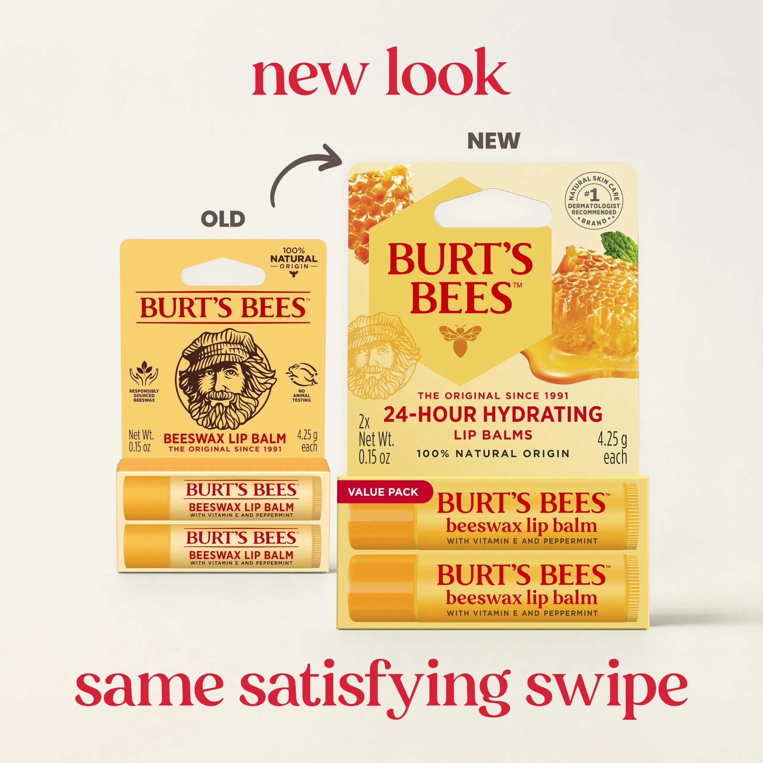 Burt's Bees Original Beeswax Tint-Free Lip Balm - 2 Count Pack - view 2