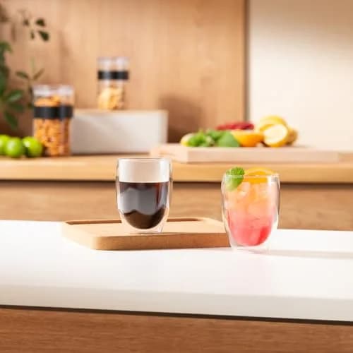 Bodum PAVINA Double Walled Thermo Glasses 0.35 L | Insulated, 12 oz Pair thumbnail 2