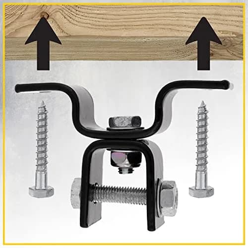 Everlast Wood Beam Holder | Heavy Bag Hanger for Boxing & MMA | Black | One Size thumbnail 4