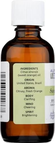 Aura Cacia Cheering Sweet Orange Essential Oil 2 Fl Oz | Uplifting Citrus Aroma for Mood & Diffusing thumbnail 6