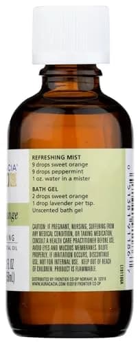 Aura Cacia Cheering Sweet Orange Essential Oil 2 Fl Oz | Uplifting Citrus Aroma for Mood & Diffusing thumbnail 7