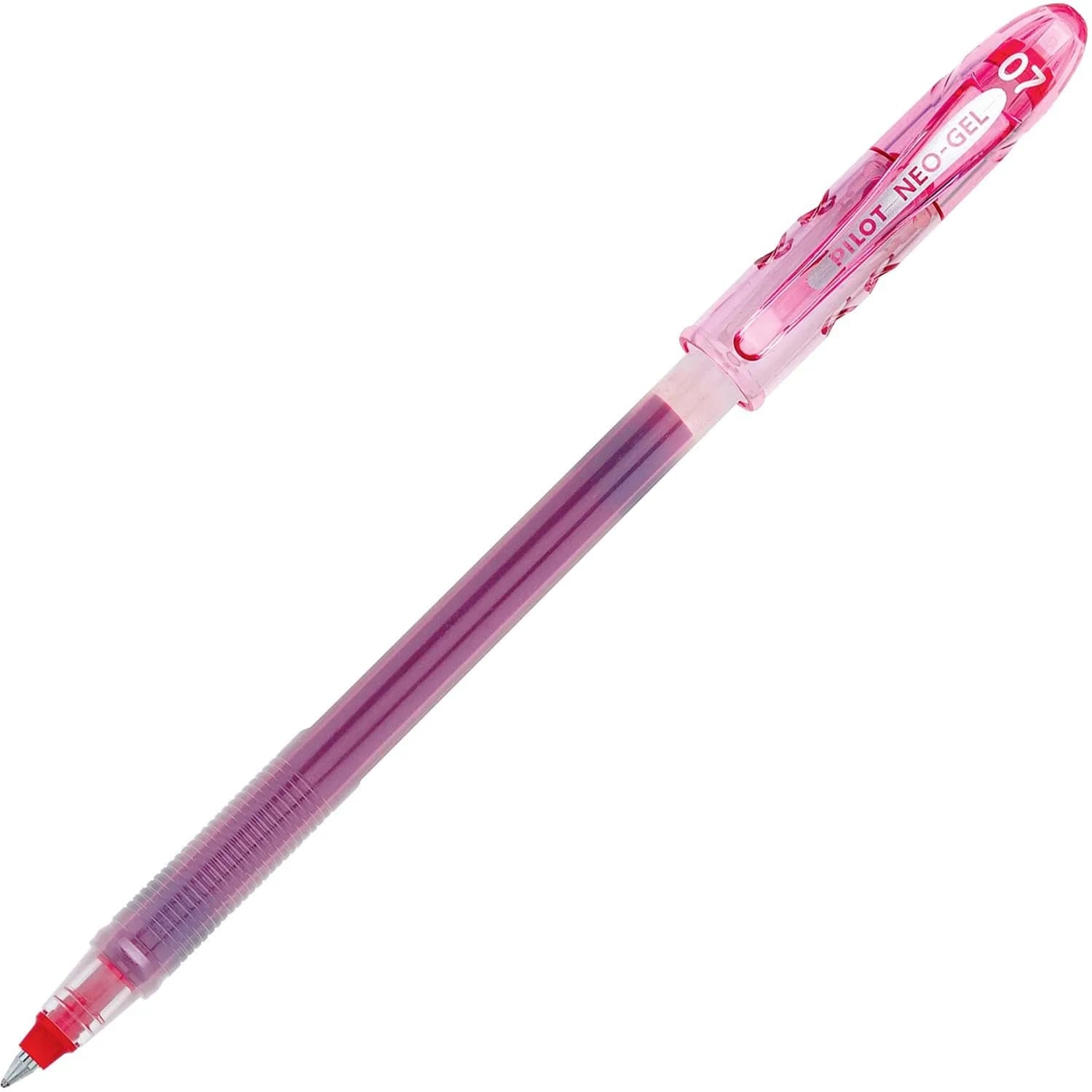 PILOT Neo-Gel Roller Ball Stick Pens, Red Ink, Fine Point, 12-Pack | Smooth Ink Flow for Students & Office — Red