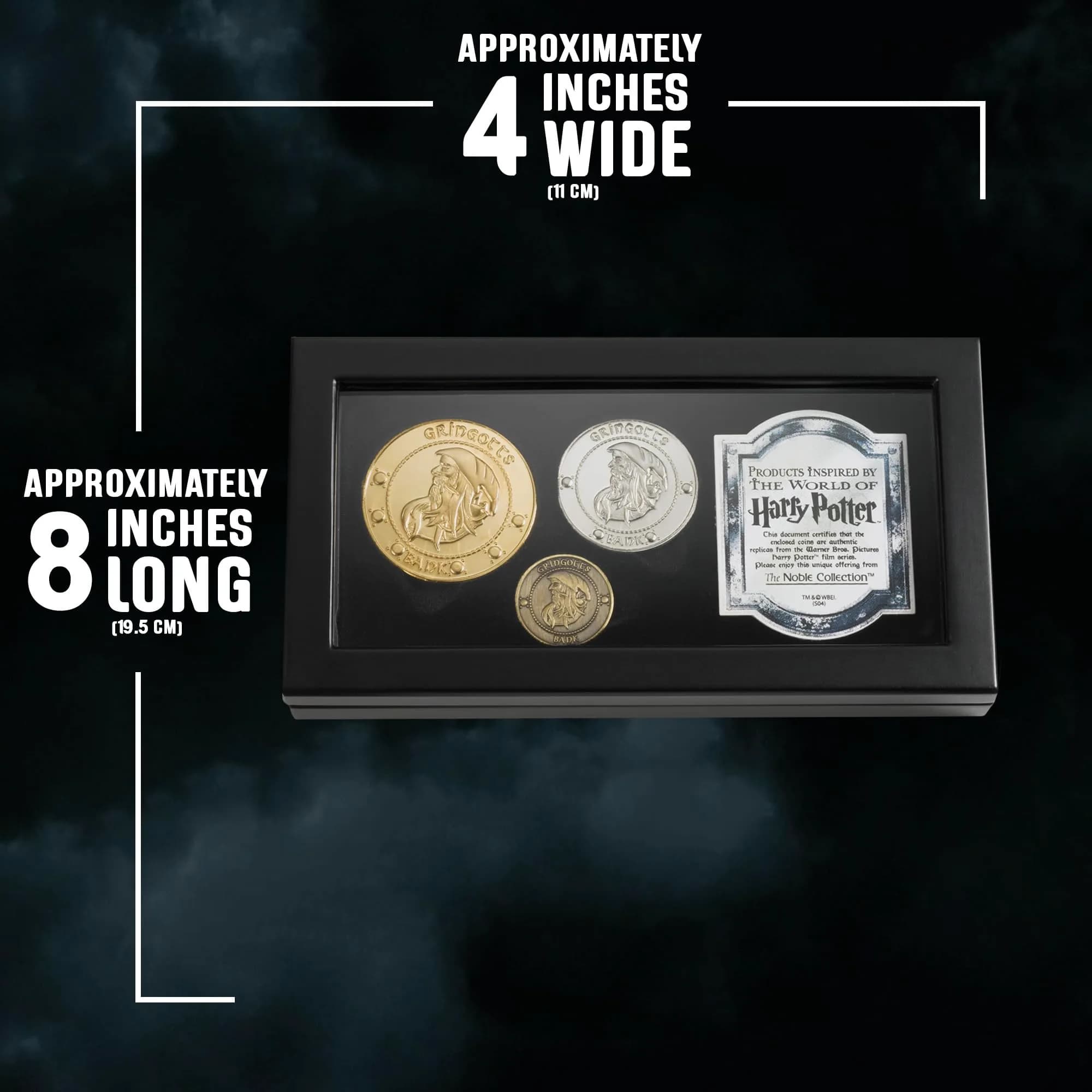 The Noble Collection Gringotts Bank Coin Collection | Harry Potter Replica Coins - view 2