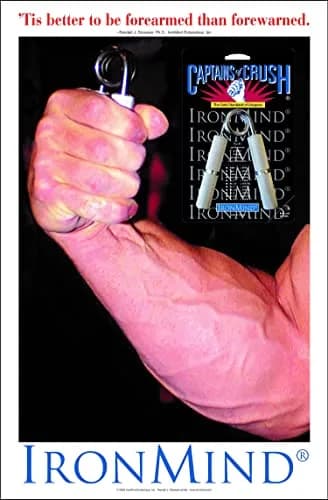 IronMind Captains of Crush Hand Gripper Guide - 27 kg (60 lb) | Gold Standard for Grip Strength thumbnail 4