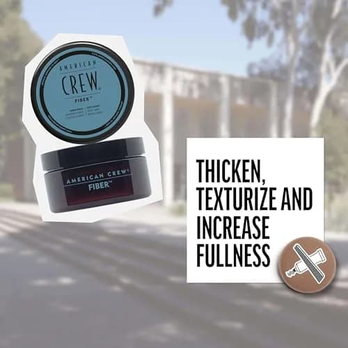 American Crew Men's Hair Fiber Styling Cream 85g (3 oz) | High Hold Low Shine thumbnail 4