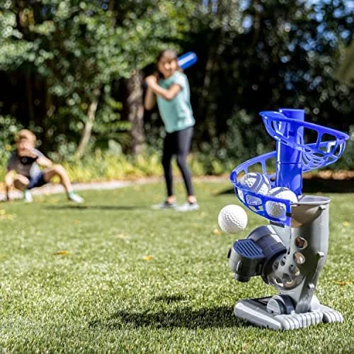 Franklin Sports MLB Pitching Machine with 6 Aero-Strike Balls | Adjustable Height & Angle thumbnail 7