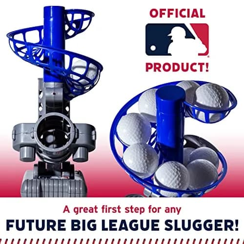 Franklin Sports MLB Pitching Machine with 6 Aero-Strike Balls | Adjustable Height & Angle thumbnail 8