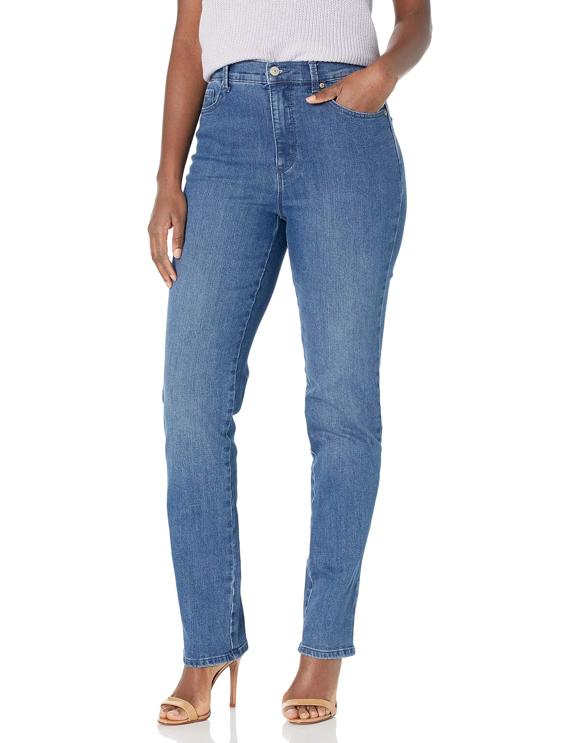 Gloria Vanderbilt Women's Amanda High Rise Tapered Jeans 14 Short | Classic Fit & Versatile Style — Frisco / 6 Short / Standard