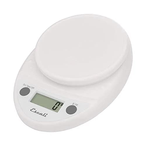 Escali Primo Digital Kitchen Scale White | Precise Weight Measuring & Portion Control (5kg/11lb) thumbnail 1