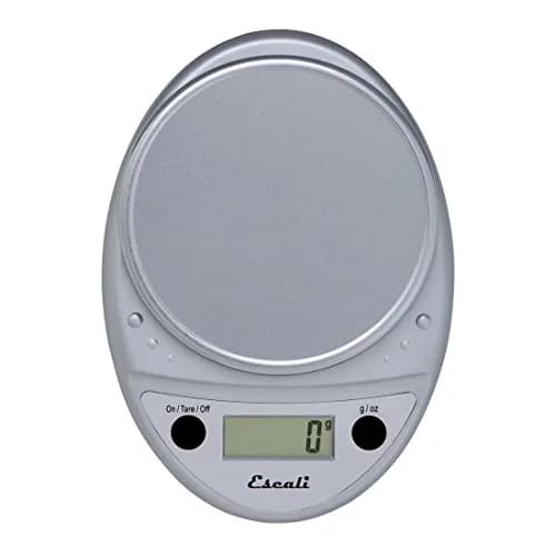 Escali Primo Digital Kitchen Scale with Tare Function, 5000g (11 lb) Capacity, Chrome | Precise Weight Measuring for Baking and Portion Control thumbnail 2