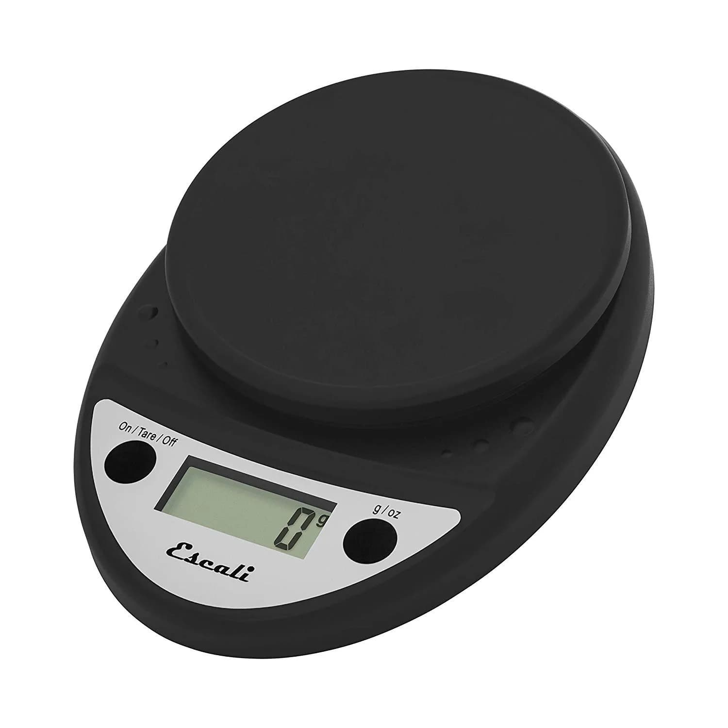 Escali Primo Digital Kitchen Scale 5kg (11 lb) | Precise Weight Measuring for Baking and Portion Control — Black